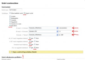 Google-Analytics - szűrő beállítás a "(not provided)" értékek átalakítására